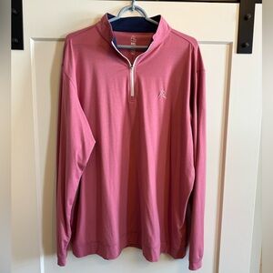 Rhoback Performance Quarterzip - XXL - Peachy Pink